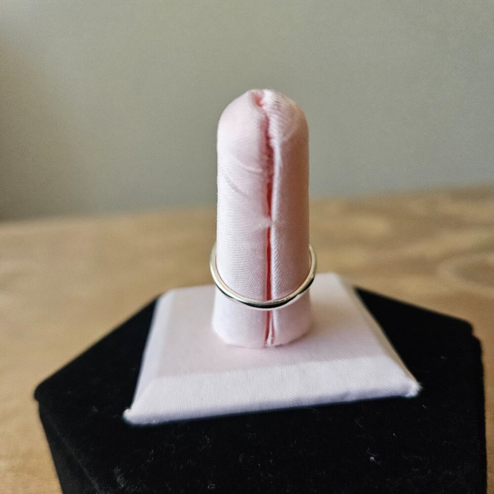 Sterling Silver Ruby Solitaire Ring - image 3